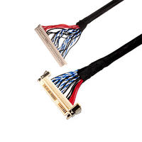 20pin 30pin Hirose DF14-20S-1.25C JAE FI-X30 lcd lvds cable assmblies